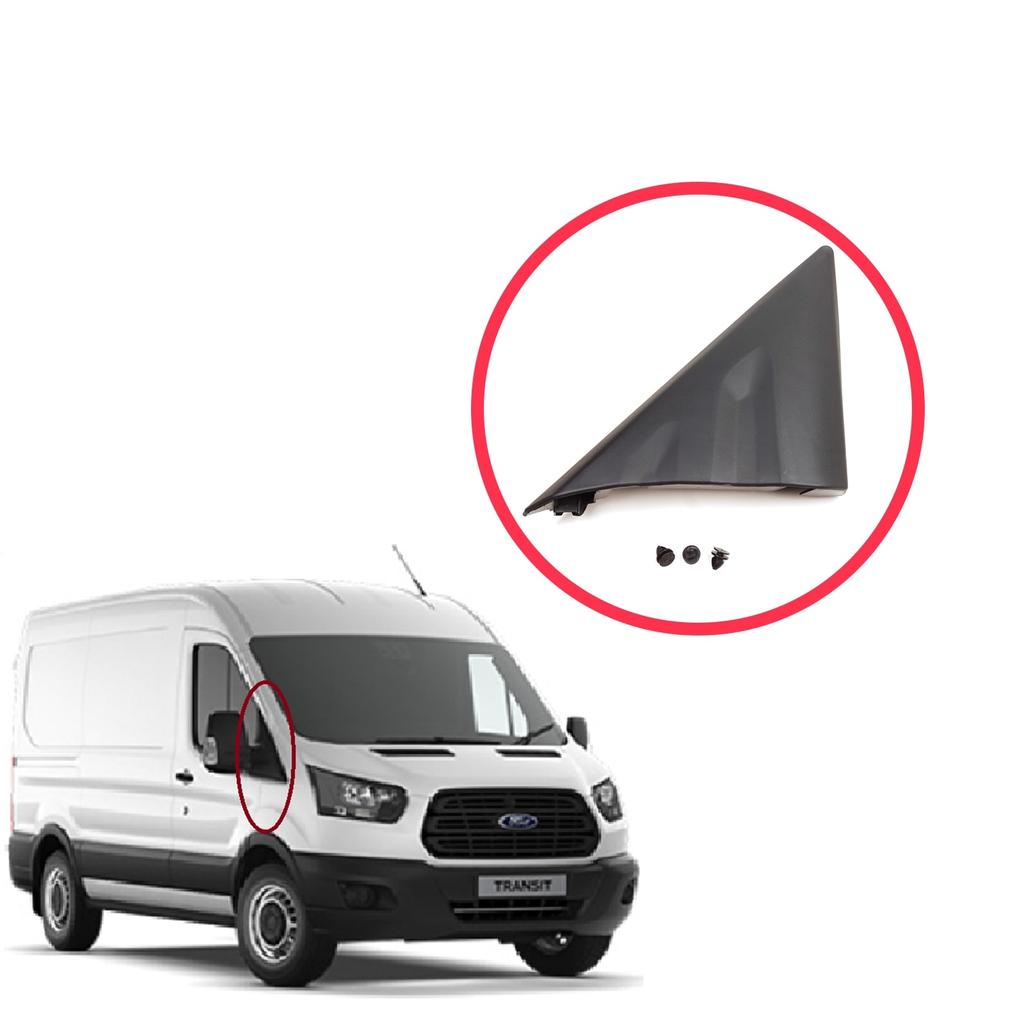 ESP1221-2 Right Side View Mirror Door Triangle Fender Trim Cover for Ford Transit MK8 T18 V363 2013-2024 2016818
