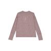Nike Printed Solid Color Round Neck Pullover Long Sleeve Drop Shoulder T-Shirt Women T-Shirt Pink Brown 928742-298