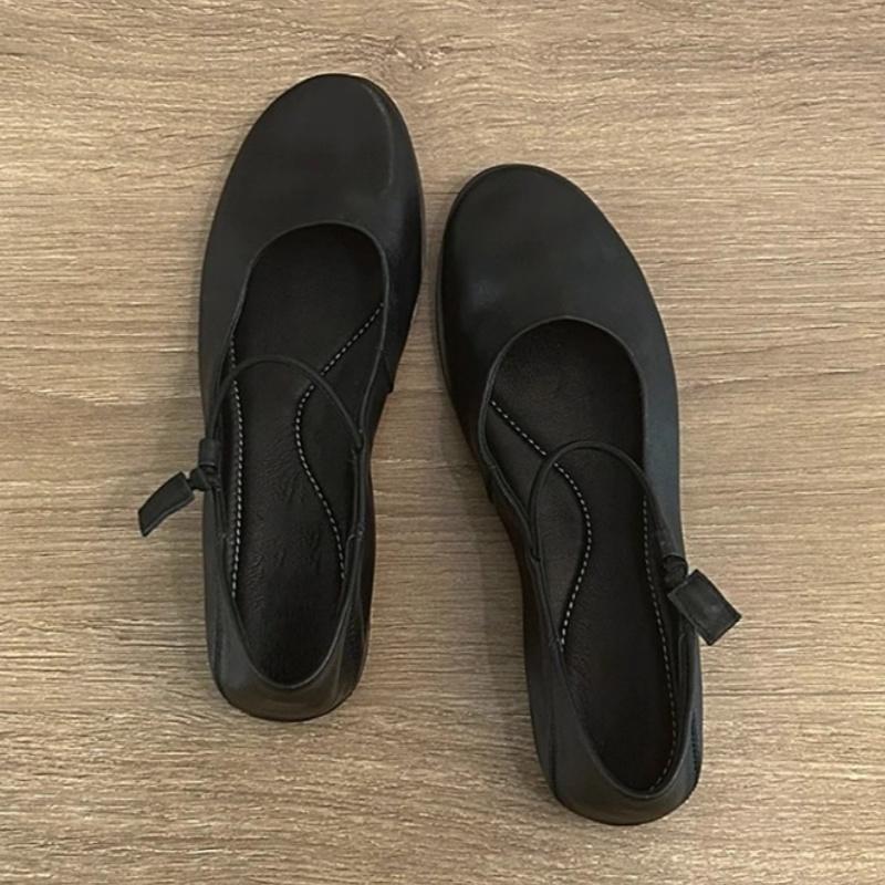 2025 Spring New Style Popular French Women's Flats Shoes Soft Ballet Shoes Elegant Slip On Loafers Shoes Zapatos Mujer