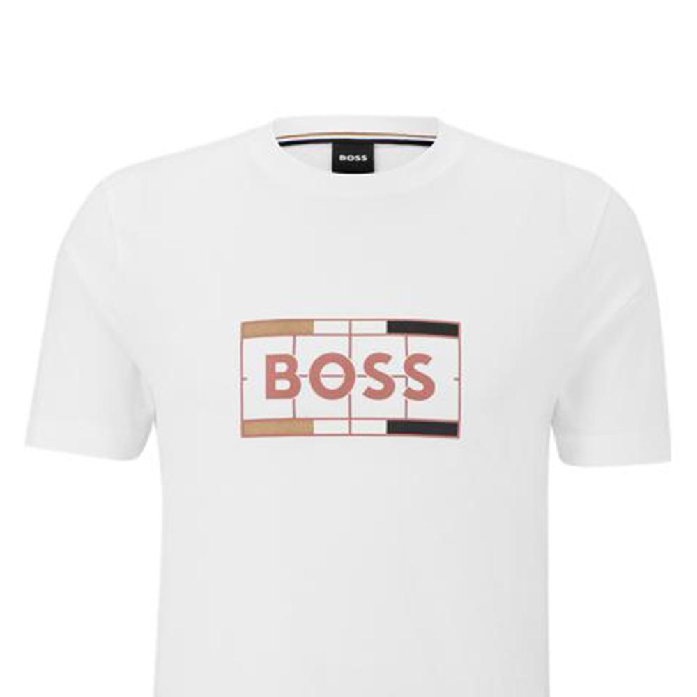 HUGO BOSS SS23 T Shirt Men's White 50486210-100