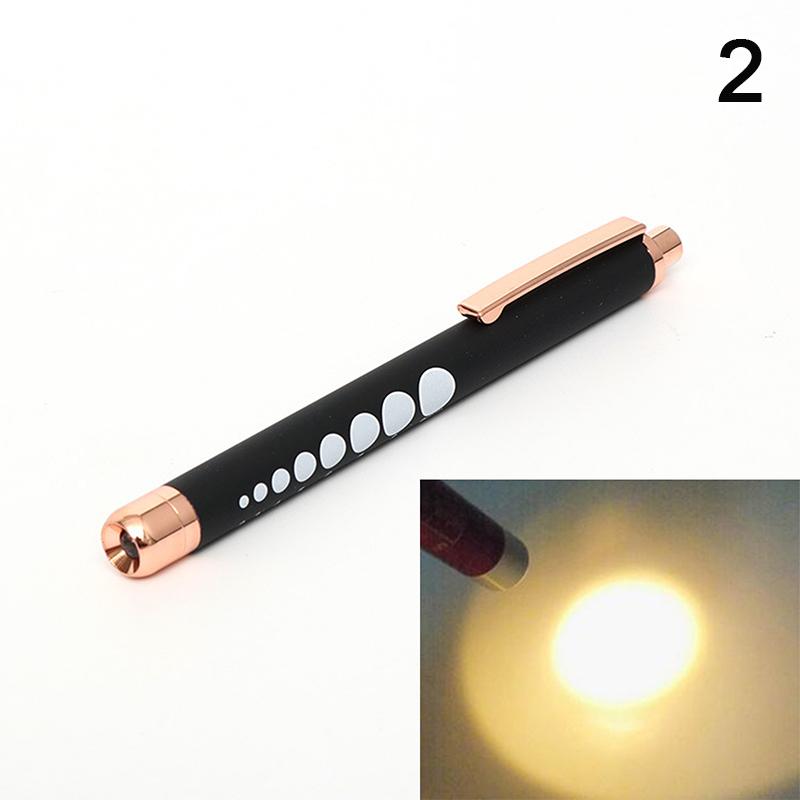 Mini Medical Pen Light Portable LED Flashlight Mini Torch White Yellow Light For Doctor Nurse Diagnosis Measurements Penlight