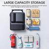 Car Trunk Organizer and Storage Detachable Seat Back Hanging Organizers Pocket Leather Car Accessories for Jeeps, SUVs, Vans