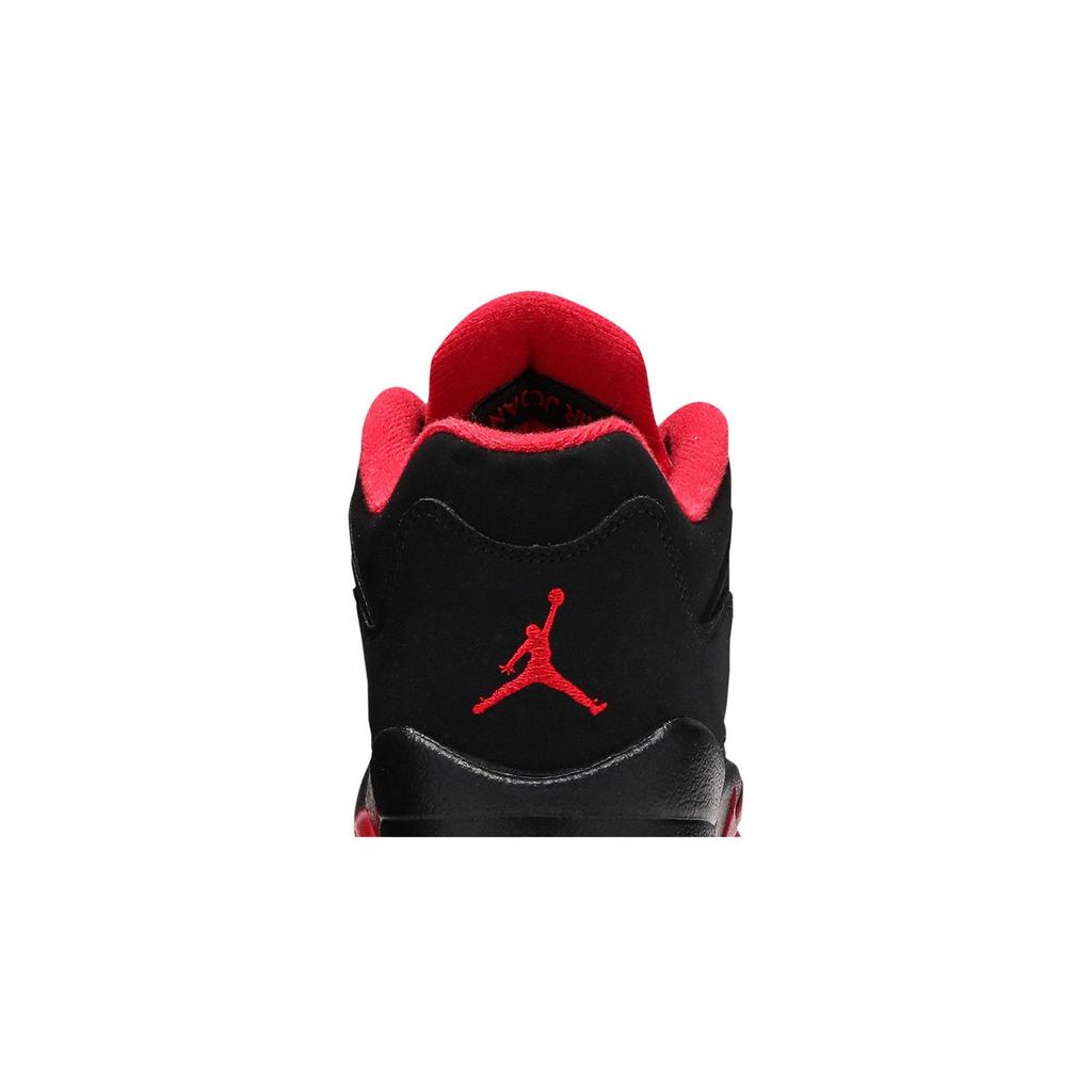 Air Jordan 5 Retro Low BG 'Alternate 90' (Unisex) Black / Gym Red / Metallic Kids' Basketball Shoes 314338 001