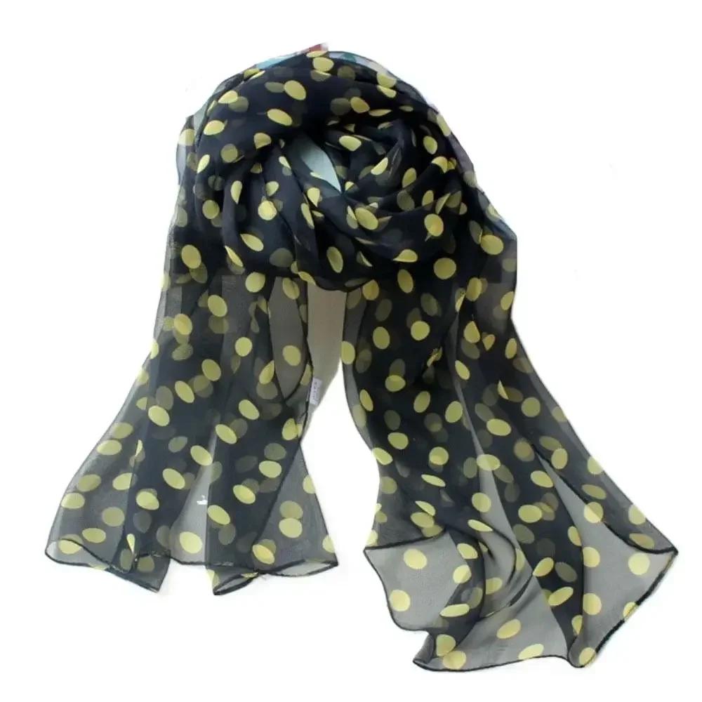 Nuevos Elegantes Bufandas de Seda de Moda Estampado de Mariposa y Flores para Mujer Bufanda Larga de Gasa Chal Suave para Dama Accesorios de Moda