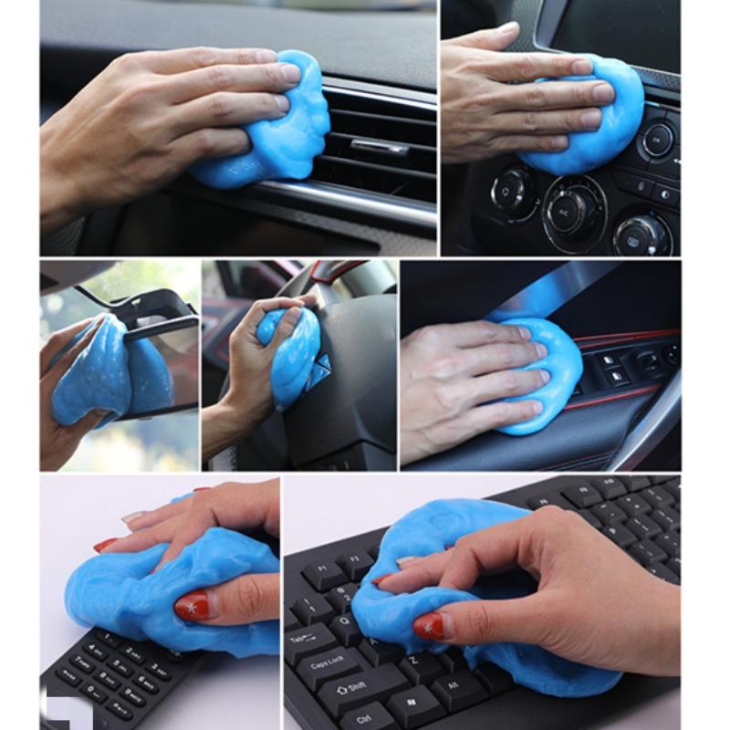 1/2pcs Cleaning Gel for Car Detailing Tools, Auto Air Vent Interior Detail Dust Cleaner, Universal Dust Cleaner, for Auto Laptop Home Car Keyboard