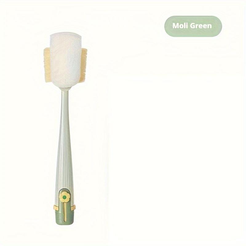 5in1 Multifunctional Cleaning Brush Set Effective for Water Bottles, Glass Cups No Electricity Required Living Room Kitchen Compatible