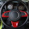 NHAUTP 3ks/sada ABS Dekorace interiéru auta pro Suzuki Jimny Obložení volantu