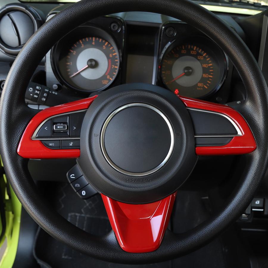 NHAUTP 3 buc/set ABS decor interior mașină pentru ornamente volan Suzuki Jimny