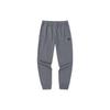 Solid Color Print Letter Fleece-Lined Sports Pants Men Bottoms Grey 152241329N-2