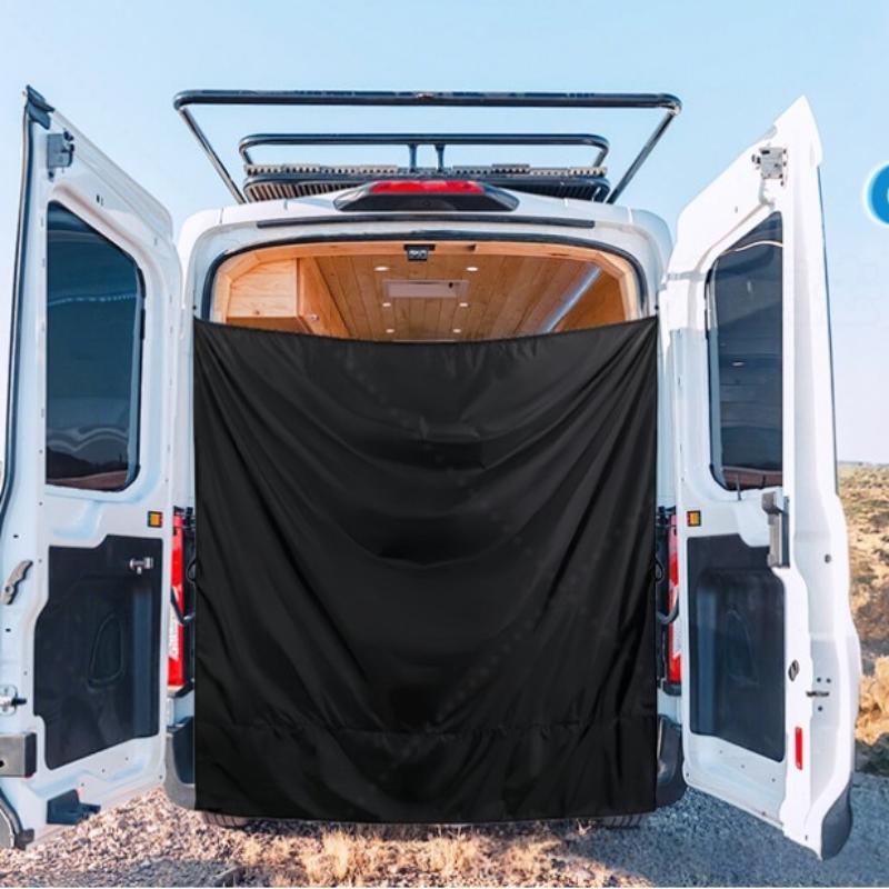 Van Rear Door Privacy Curtain UV Resistant Light Blocking Divider Screen for Car Camping Shower Outdoor Travel