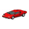 AOSHIMA 1/32 The Snap Kit Series Lamborghini Countach LP400 Red Color-coded Plastic Model 20-A