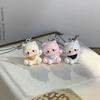 Cartoon Cat Waving Cat Keychain DIY Couple Keychains New Cute Keychain  Home Desktop Decoration