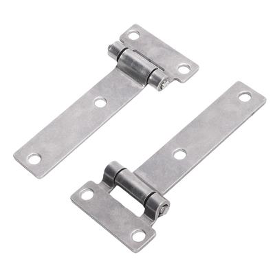1 Par de Dobradiça T de Aço Inoxidável 316 Grau Marinho Resistente para Escotilhas Internas de Iate 135x58mm