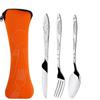 Zipper Tableware Bag with Storage Bag Cutlery Bag Portable Tableware Set  Home/Camping