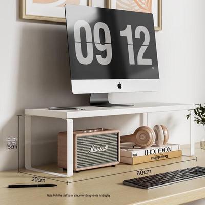 Suporte Elevador de Monitor de Mesa com Armazenamento