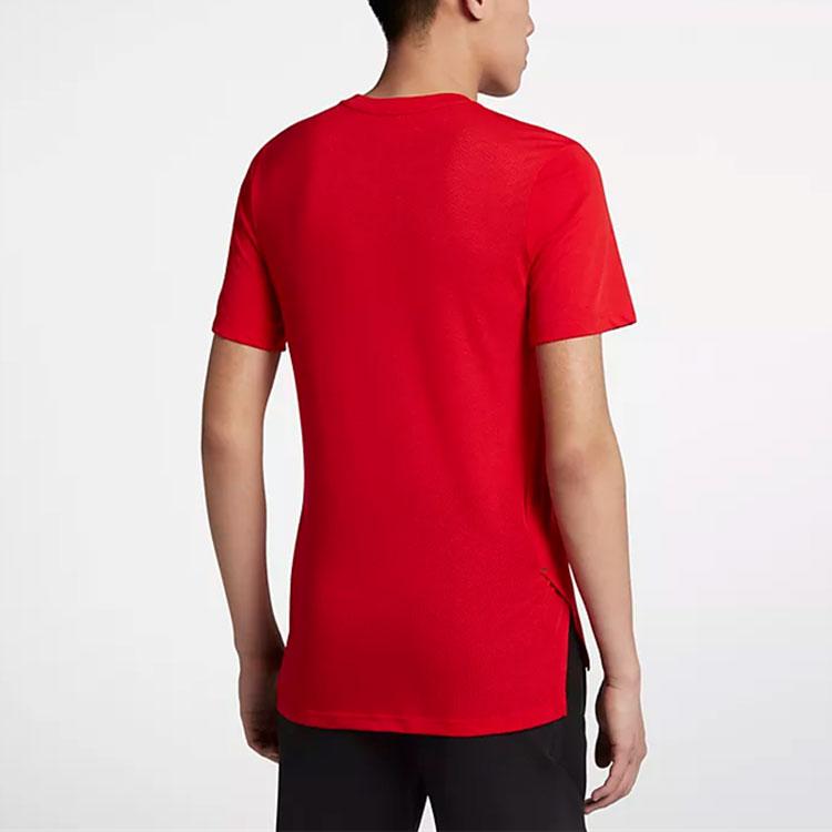 New Nike T Shirts Men Red 891685-657