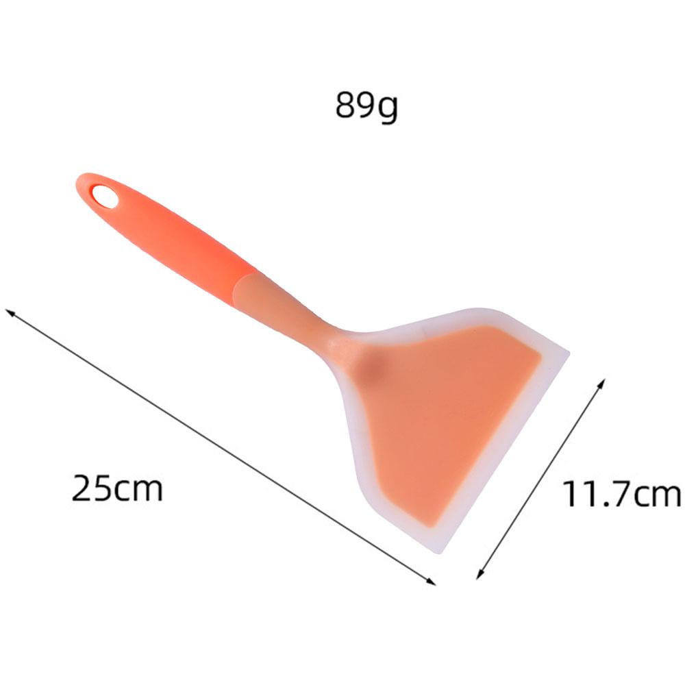 Multi Color Nonstick Frying Spatula Silicone Baking Frying Pan Shovel Spoon Household Shovel Cake Cream Scraper Kitchen Tools