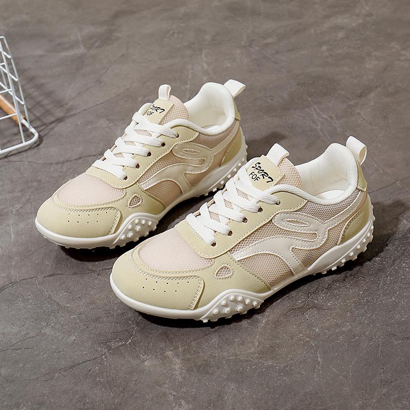 Ladies' Comfortable Golf Shoes, Summer Single Mesh Breathable Fitness Golf Shoes, Outdoor Classic Lightweight Running Shoes
