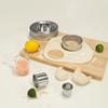 12Pcs Stainless Steel Cake Mold Round Cutter Set Dough Fondant Biscuit Round Mutil-functional Baking Utensils Accessories