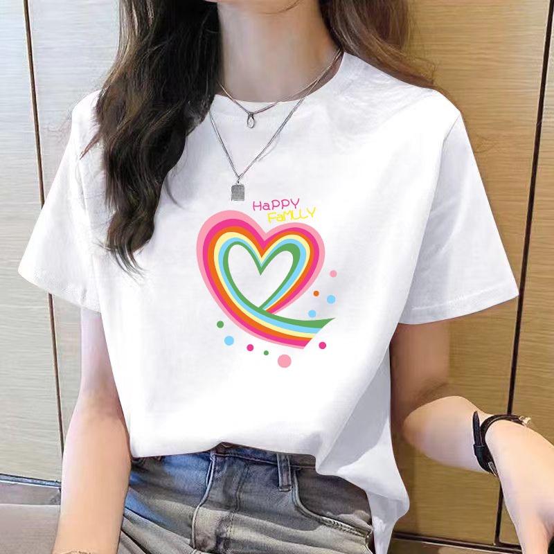 Short sleeved top for girls, Korean version T-shirt, women's clothing shirt, women's top, short sleeved T-shirt, women's clothing new style