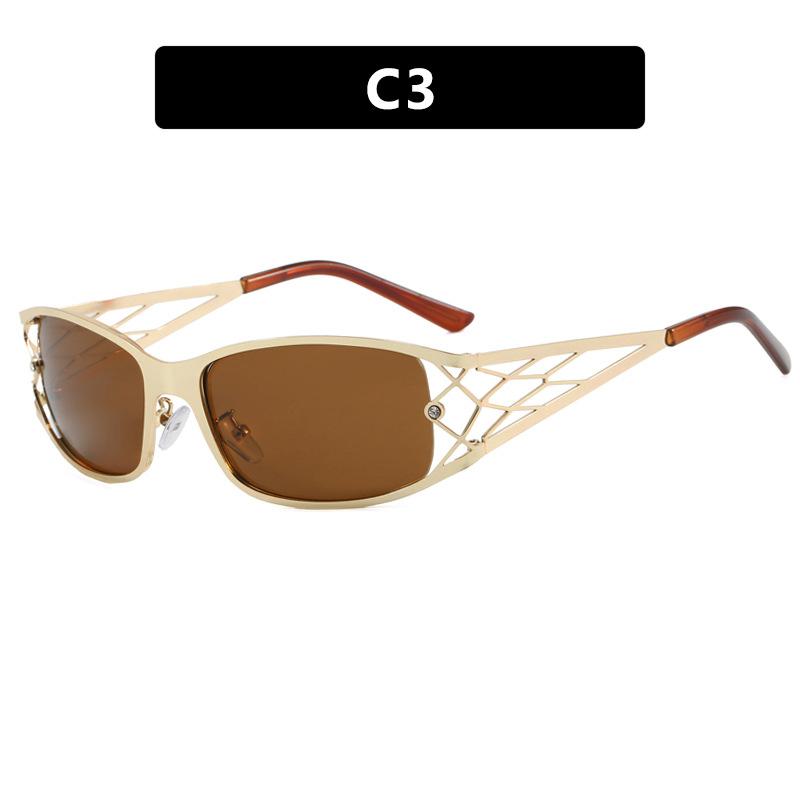 JYL Oversized Sunglasses UV400 Unisex Steampunk Gradient Mirror / 8083