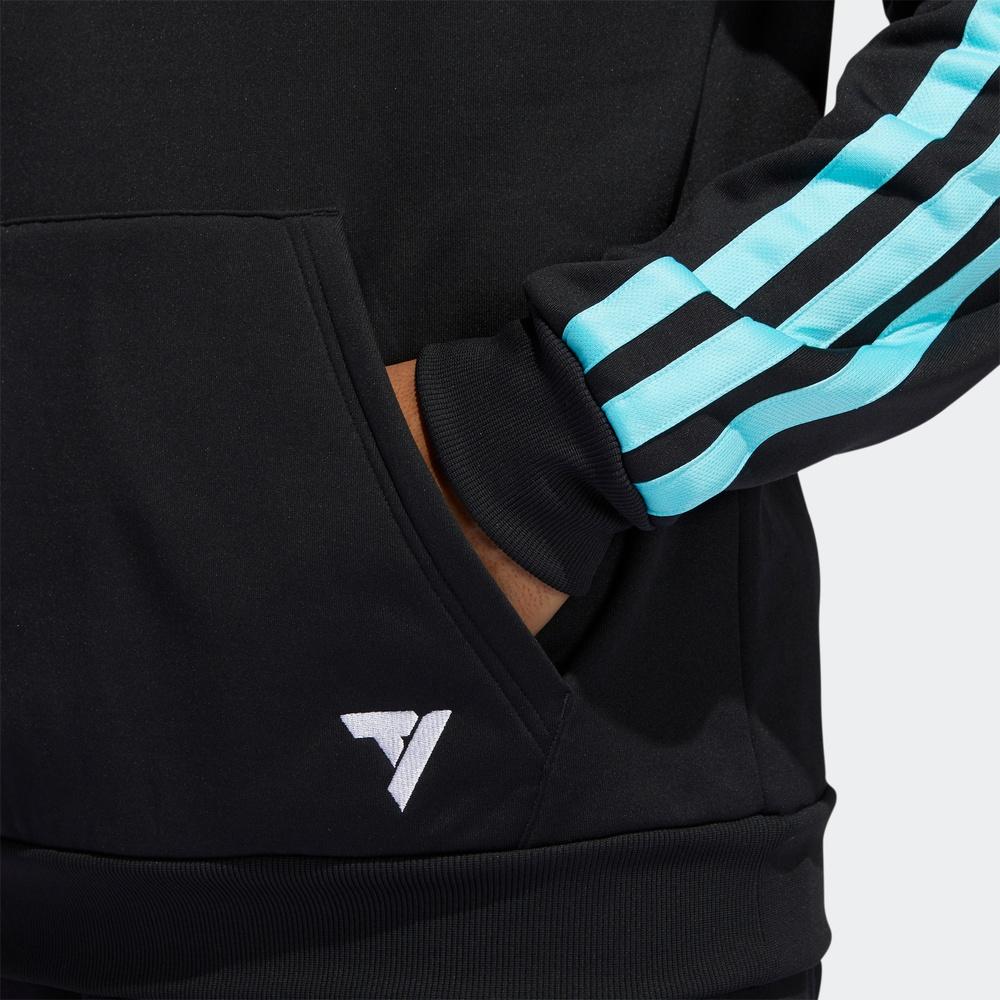 Adidas Trae Young Avatar Striped Hoodie Men Tops Black HB3125