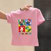 Childrens Summer Cotton ShortSleeved Mario Tshirt 2026 New Style Childrens Summer Clothing Loose Sleeve Top Trend