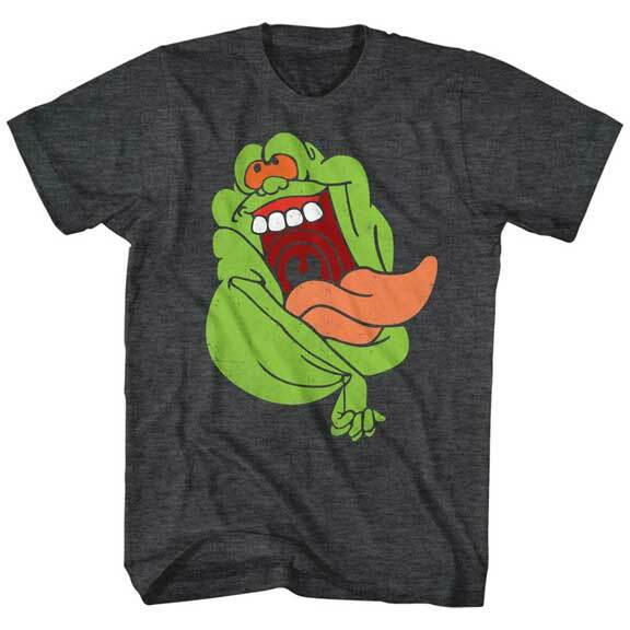 The Real Ghost Busters Movie Animated TV Series Crazy Slimer Men T Shirt L