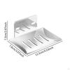 Bar Soap Holder Easy to Install Removable Sponge Sink Rack for Glasses Shower Wall