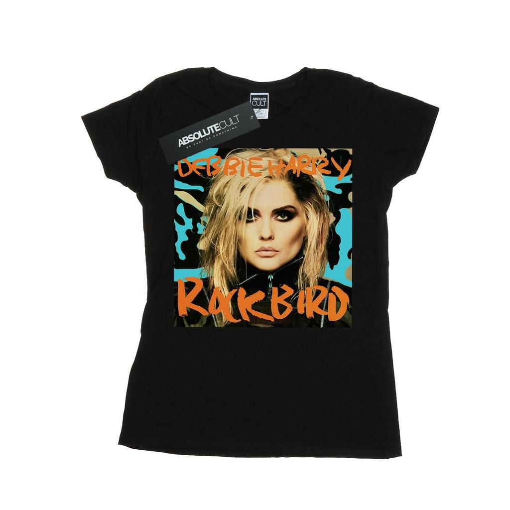 Debbie Harry Damen/Damen Rockbird Cover Baumwoll-T-Shirt