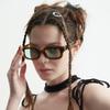 Tortoiseshell Frame Square Glasses Small Face Trendy Sunglasses Women'S Summer Personalized Sunglasses Men