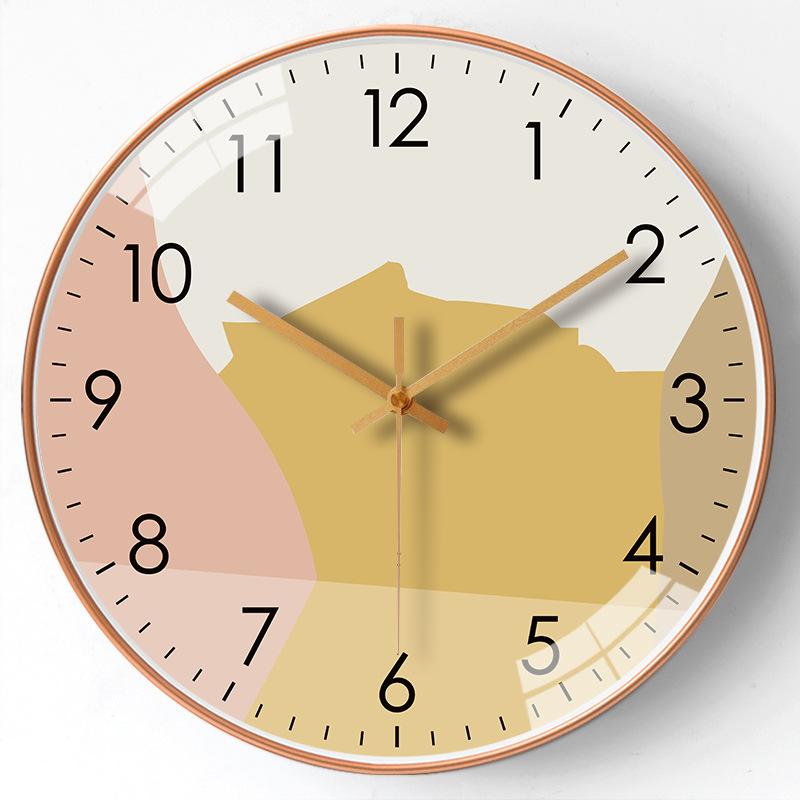 10-inch 25cm Creative Personalized Wall Clock Home Living Room Bedroom Clock Mute Wall Quartz Clock