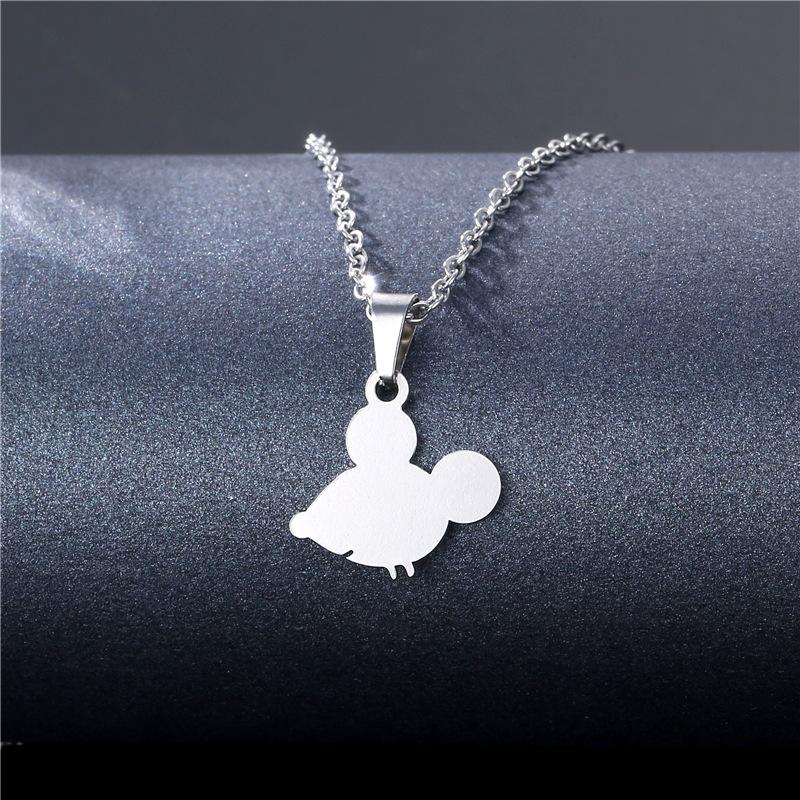 [Neue Titanstahl Kurze Choker Halskette Hip Hop Street Anhänger Kette Für Trendige Mädchen Ausgeh Accessoires]