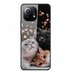 Glass Back Cover For Xiaomi 11 Lite 5G NE Case Soft Edge Hard Tempered Glass Case For Xiaomi Mi 11 Lite 5G NE Phone Case Coque
