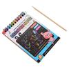 Scratch Off Paper Set for Kids Arts Scraping Painting Toy Children DIY  Book  Educational Toys
