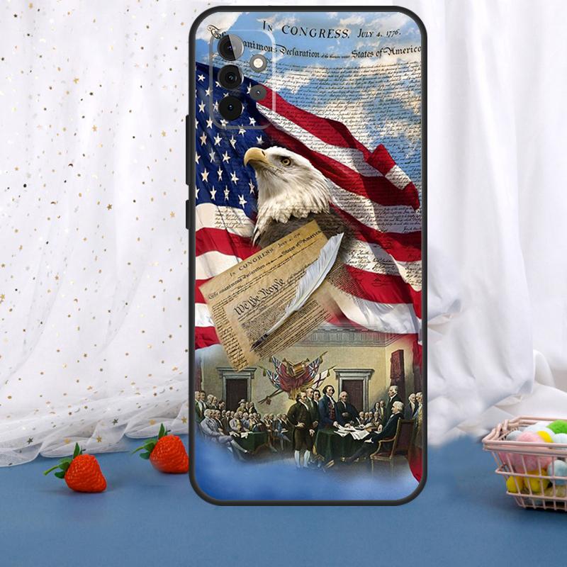 Flag American USA Flag For Samsung Galaxy A55 A35 A05 A52 A32 A22 A54 A14 A16 A26 A36 A56 A06 A15 A53 A33 A13 Case