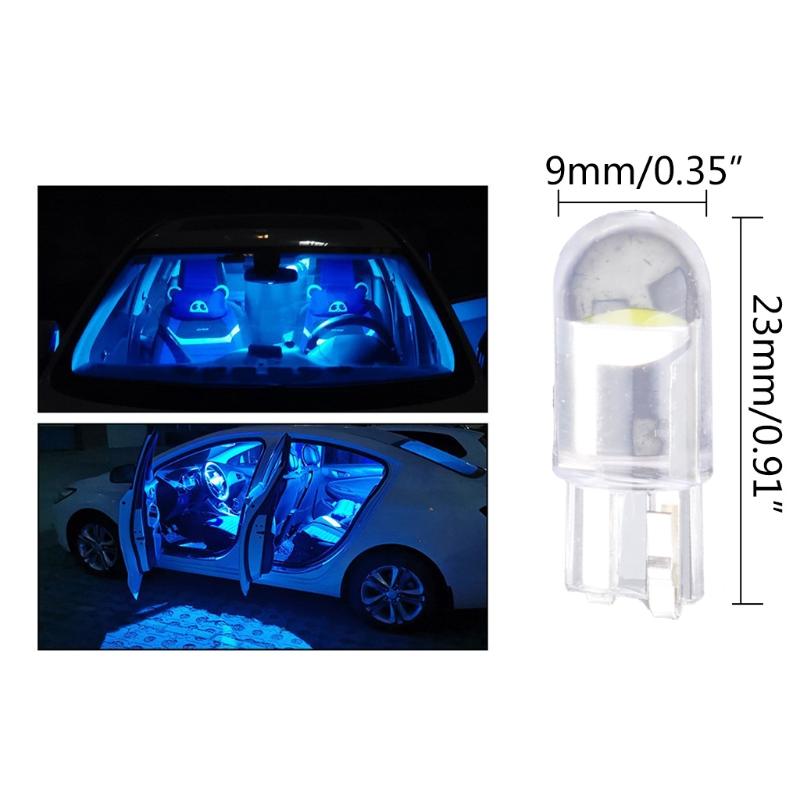 10 ks T10 W5W LED žárovka Auto stropní světlo Auto vnitřní světlo na čtení Automobilová osvětlovací žárovka