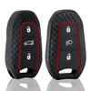 Silikon 3-Tasten Auto Schlüsselhülle Abdeckung Schale Fob Halter für Peugeot 308 408 508 2008 3008 4008 5008 für Citroen C4 C6 C3-XR