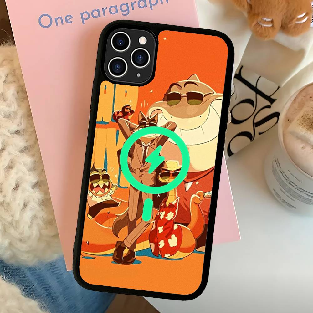 

Funny Anime The B-bad G-guys Phone Case Magnetic Case For IPhone 16 14 13 12 11 15 Pro Max For Magsafe Wireless Charge Cover iPhone 16 plus