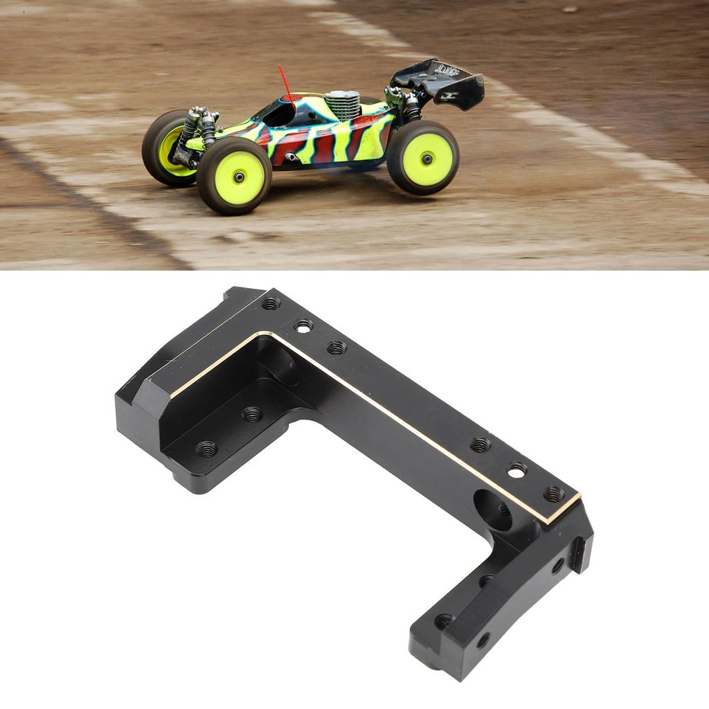RC Front Bumper Mount Brass Front Bumper Servo Mounting Bracket Stand for SCX10 II RC Crawler Cars B