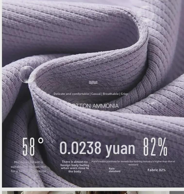 Calças roxas de cintura alta e pernas largas para mulher: Primavera/Outono 2023 Roupa Casual Longa até o Chão Estilo Coreano