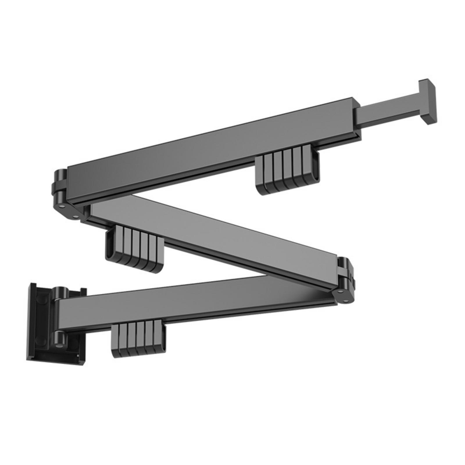 Space-Saving -Fold Clothes Drying Rack чёрный