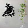 Cute Bird Metal Wall Art, Weather-Resistant Garden Decor & Easter Gift