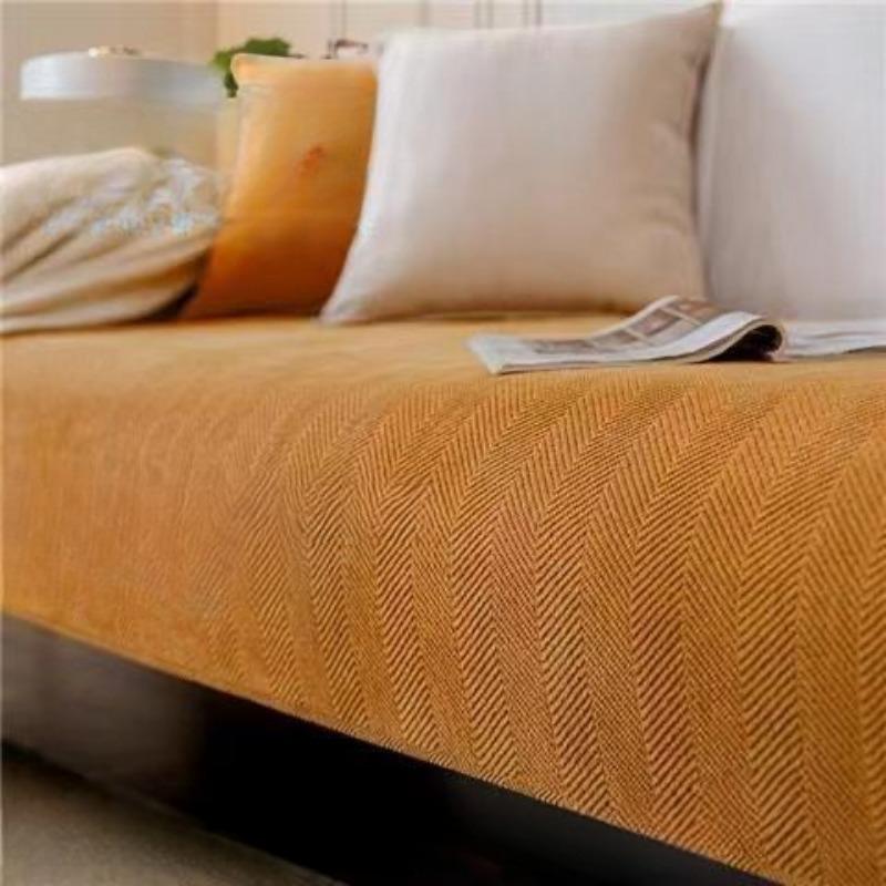 Chenille Sofa Cushion Four Seasons Universal Non-Slip Affordable Luxury Style Modern High-End Simple Cover Towel Sofa Cover