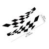 Car Door Side Lattice Vinyl Film Sticker For Mercedes Benz Smart Fortwo W453 W451 Auto Racing Sport Body Decor Decal Accessories