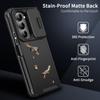 Shockproof Case For Samsung Galaxy Z Fold 7 Slide Camera Protection Cover For Samsung Z Flip 7 Fold 6 5 4 Matte Armor Phone Case