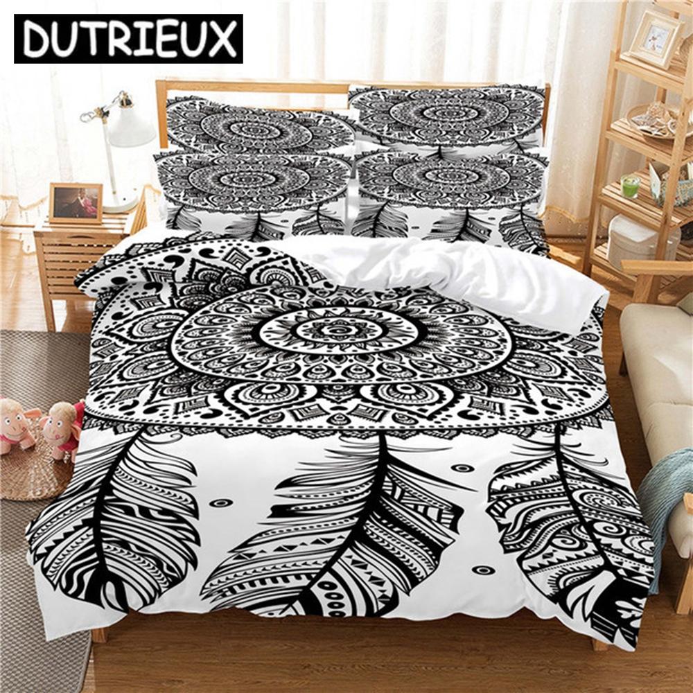 Mandala Flower Bedding Set Fashion 3d Duvet Cover Set Comforter Bed Linen Twin Queen King Single Size Dropshipping Bohemia Style
