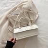 New Arrival Faux Leather Square Shoulder Bag Magnetic Closure Crossbody Handbag for Women