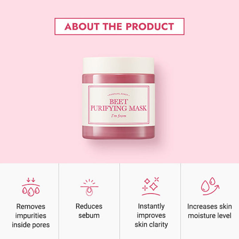 I'M FROM Masque Purifiant Betterave 110g + CADEAU ALÉATOIRE