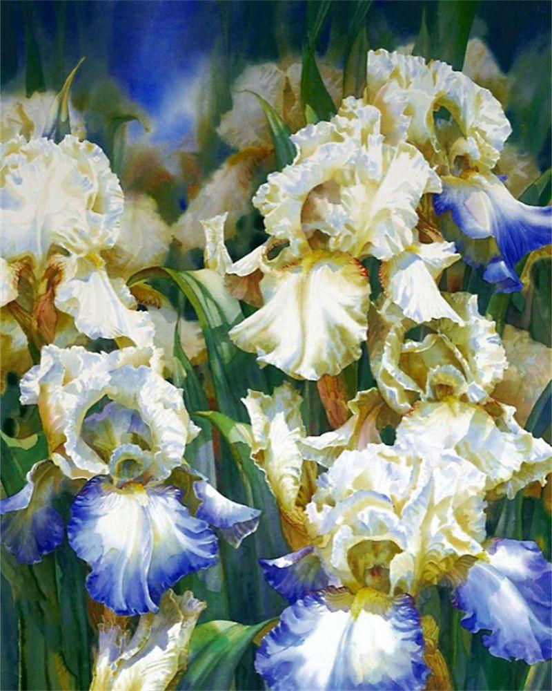 RUOPOTY Painting By Numbers Vase Hand Painted Pictures By Number Flower On Canvas Home Decoration DIY Gift Wall Art